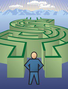 Dollar Maze iStockphoto