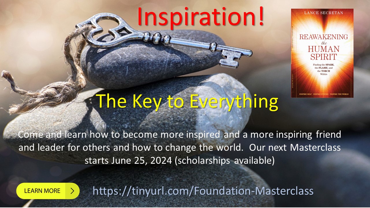 Ad for Reawakening the Human Spirit Masterclass