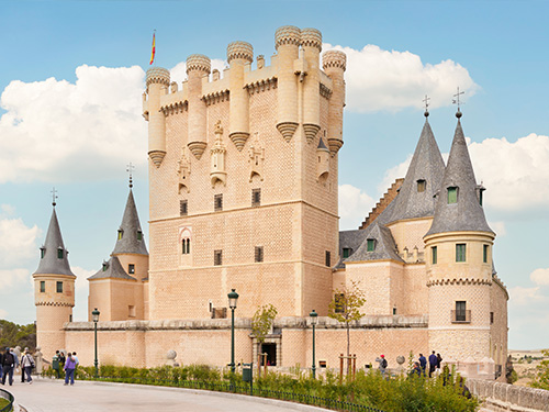 A beautiful castle.