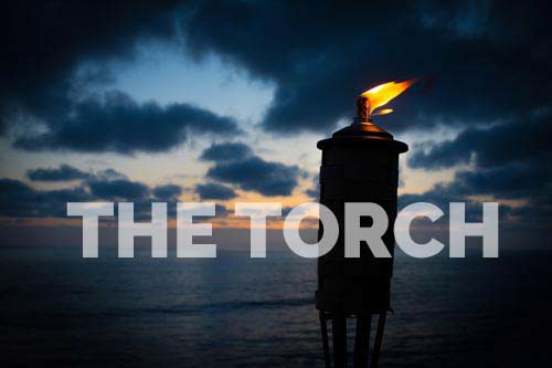 Image that says "The Torch"