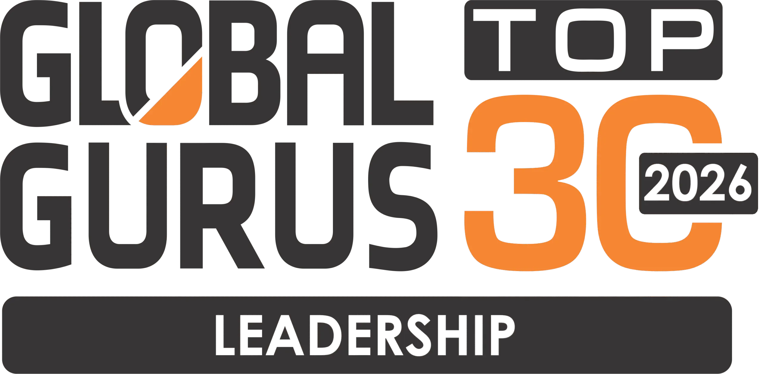 badge for Global Gurus 2026 Top 30 Leadership